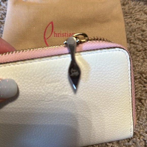 Christian Louboutin White Coin Purse - Picture 8 of 11